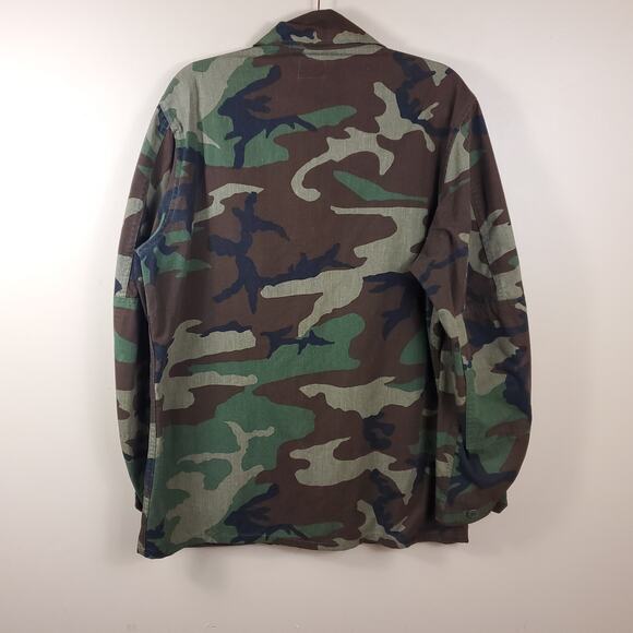 Army Combat Coat in Woodland Camo Size Small Long - Picture 7 of 10